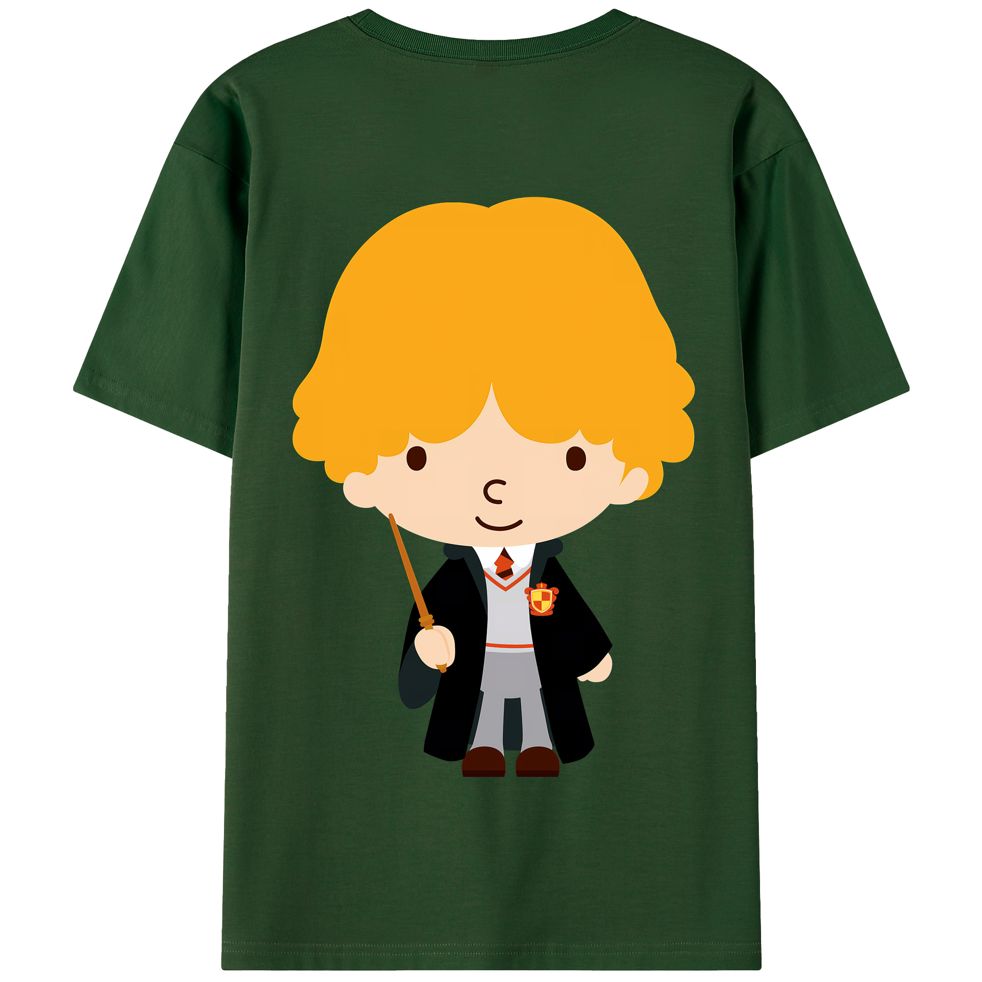 （画像用） Harry Potter ハリー・ポッターシリーズ 綿100％半袖Tシャツ（背面プリント）